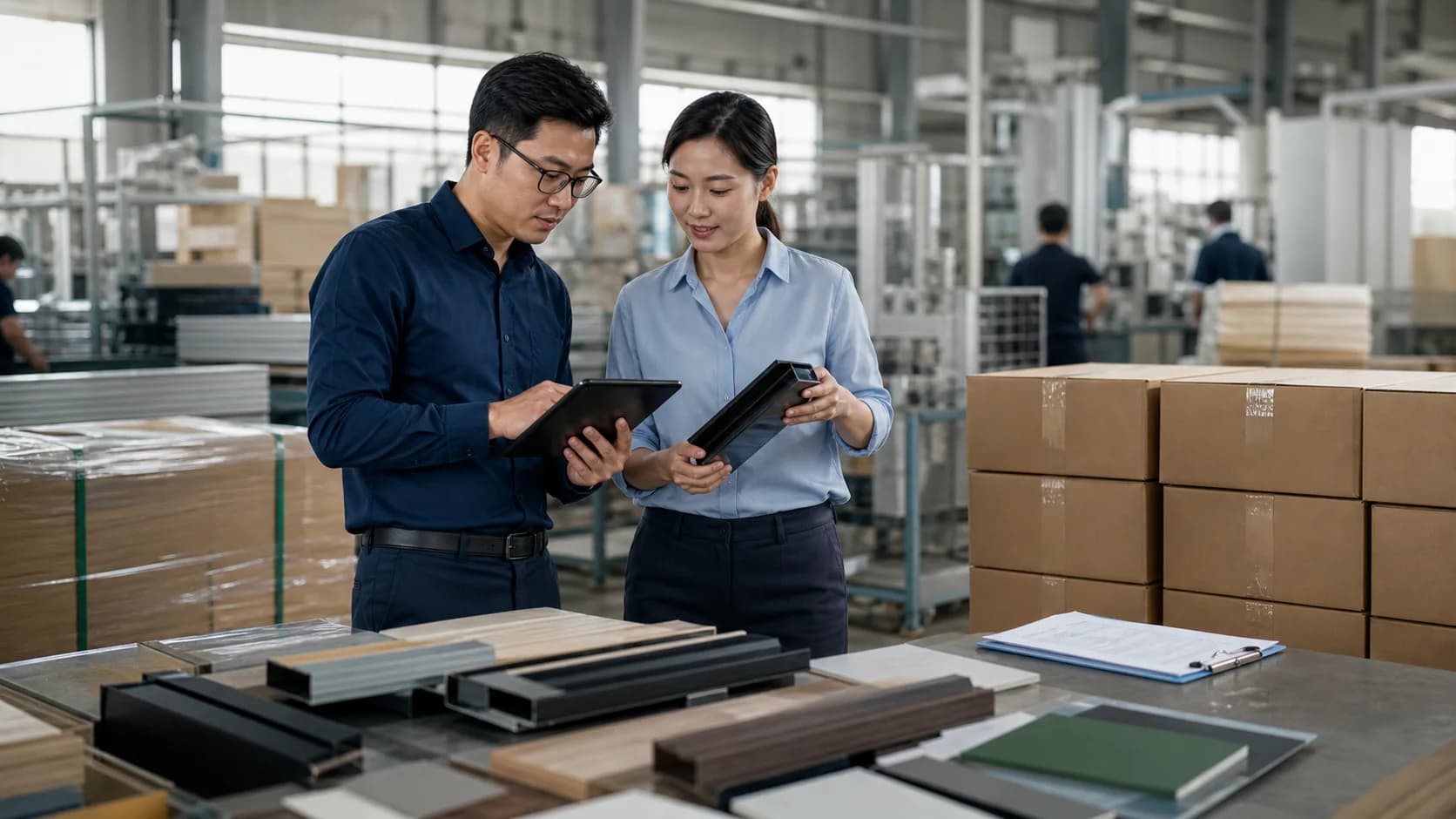 Editorial visual for manufacturing website design in Vietnam
