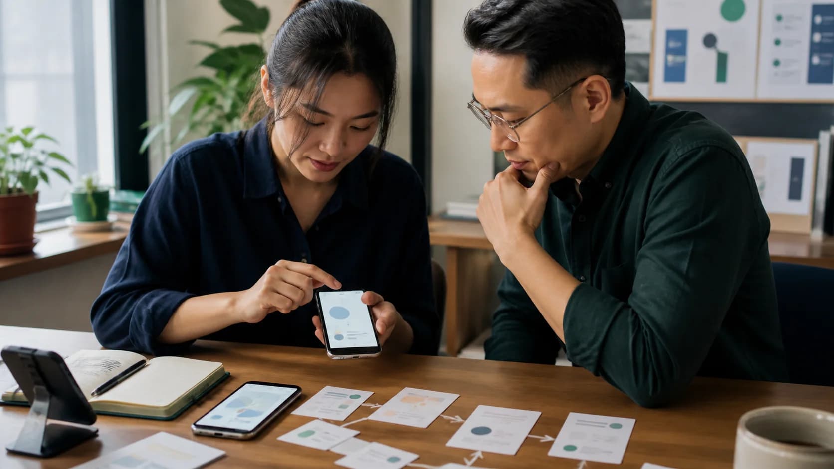 Editorial visual for mobile app development in Ho Chi Minh City