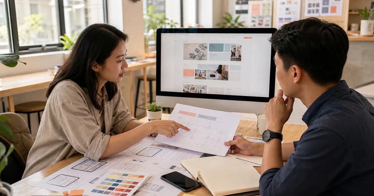 Minh họa cho bài viết “6 công ty thiết kế website tại TP.HCM để lập shortlist 2026”