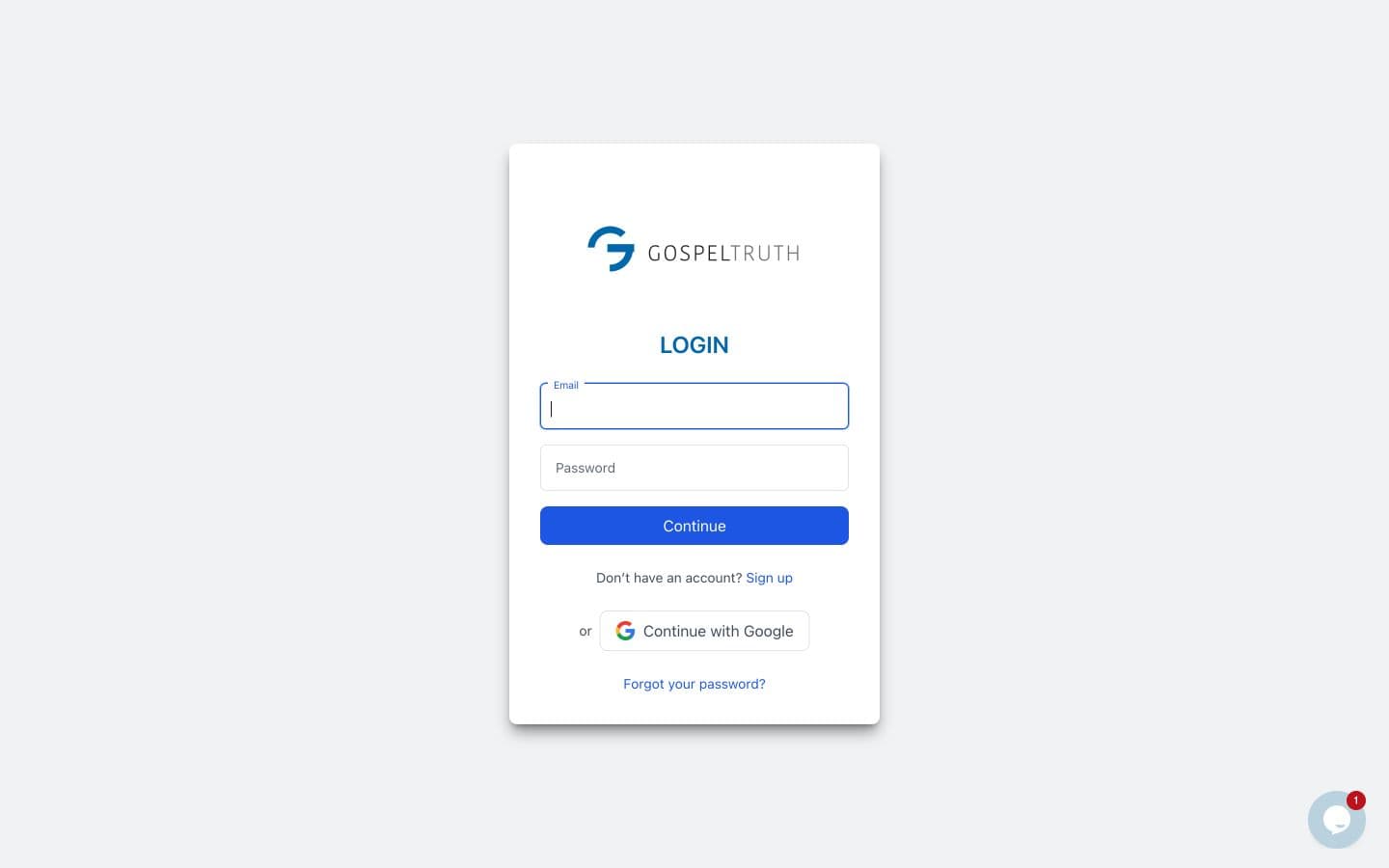 Gospel Truth AI — AI application